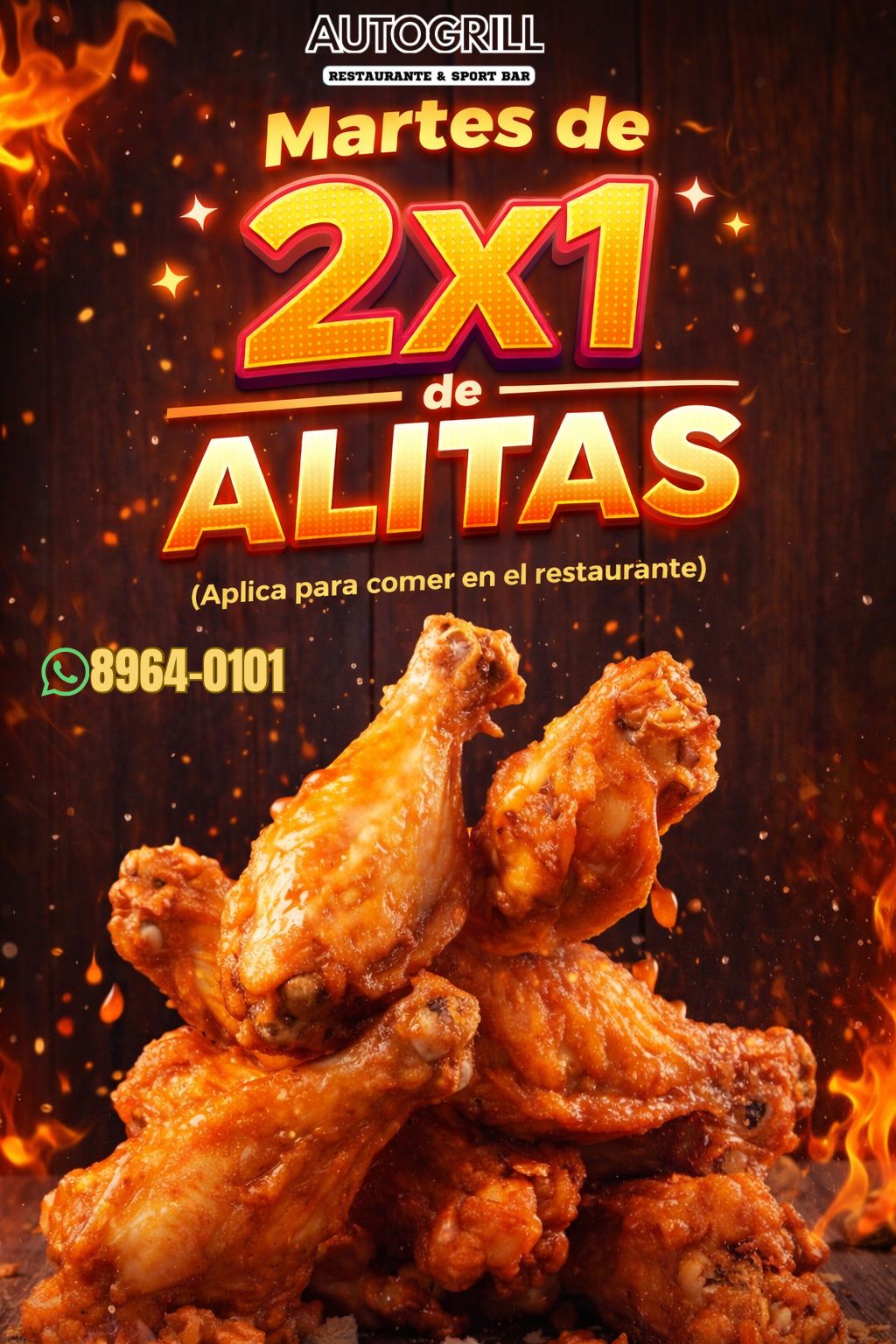 Autogrill Menu AUTOGRILL Restaurante & Sport Bar – Menús QR Costa Rica
